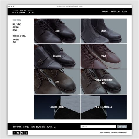 bernardo shoes website.